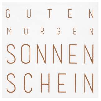 Serviette "Guten Morgen Sonnenschein"