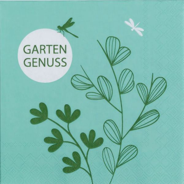 Serviette "Gartengenuss"