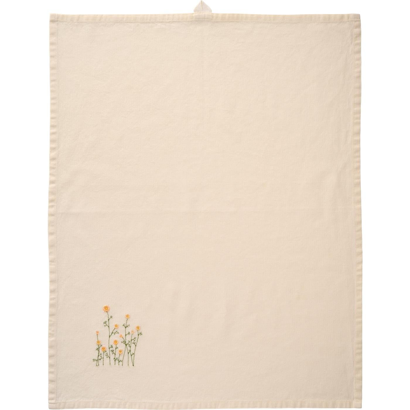 Geschirrtuch Flora mit gelben Butterblumen