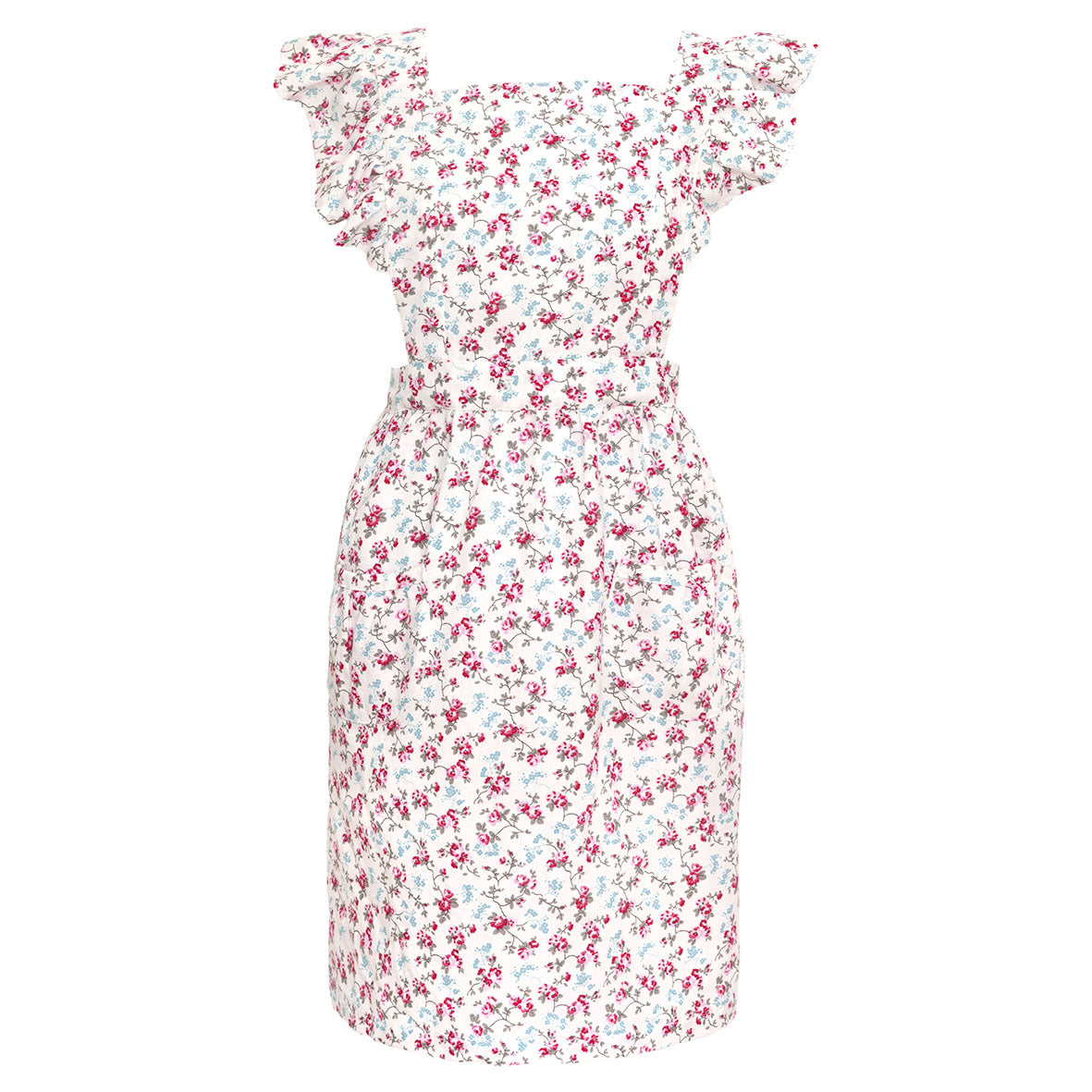 Apron w/frill Elsy white