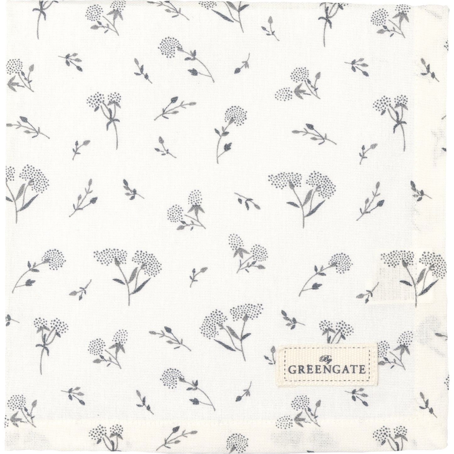 Stoffserviette Sabine white