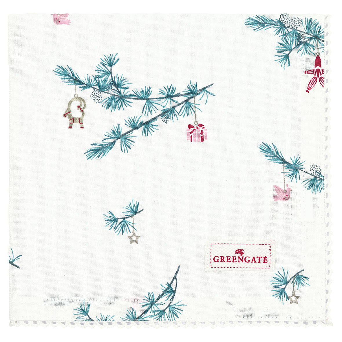 Napkin with lace Juana white