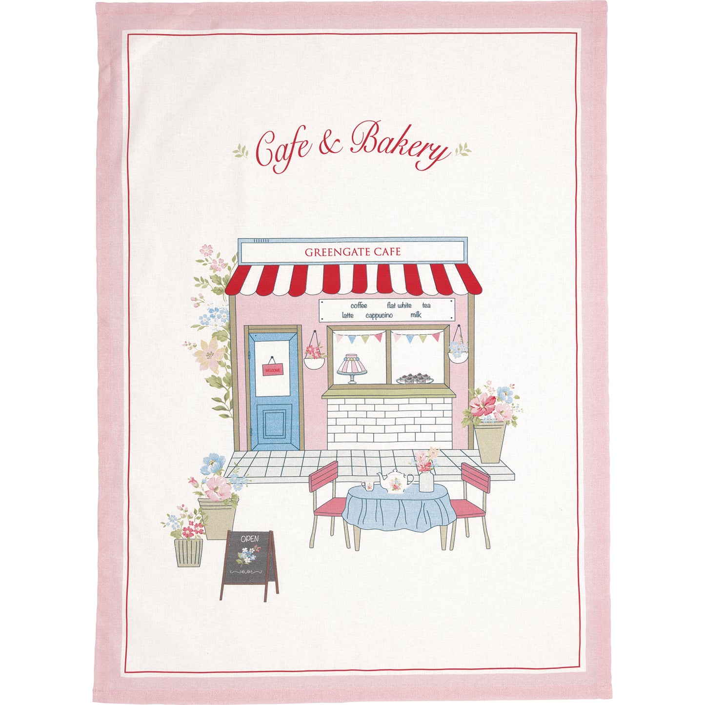 Geschirrtuch Josefina cafe white