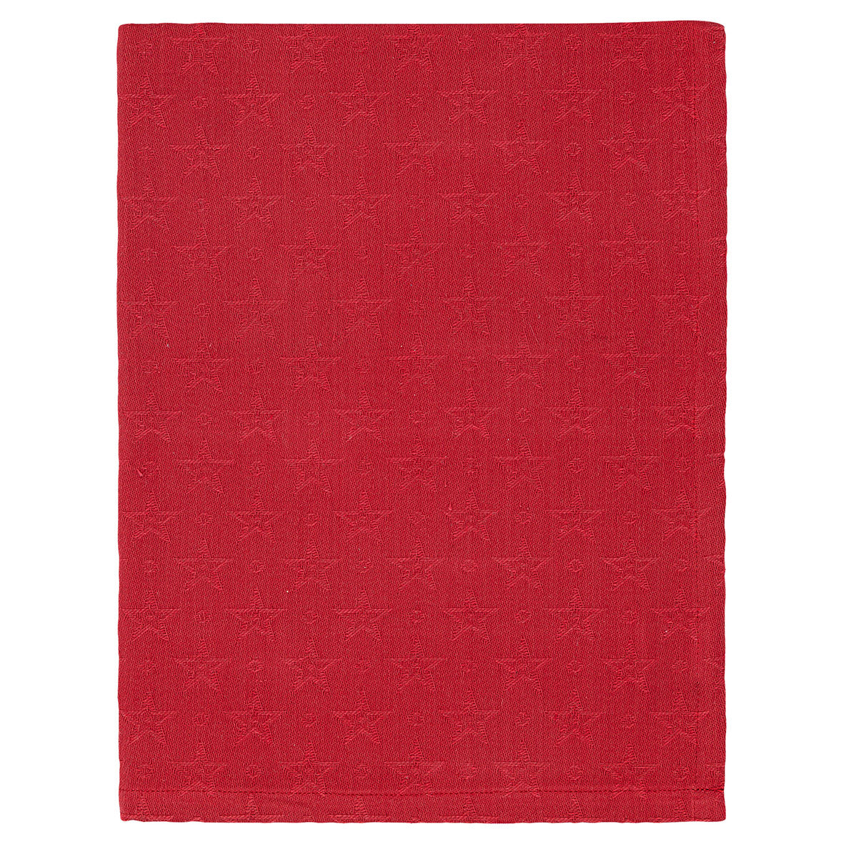 Tea towel Lumi star red