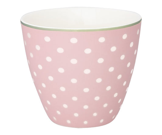 Latte Cup spot pale pink