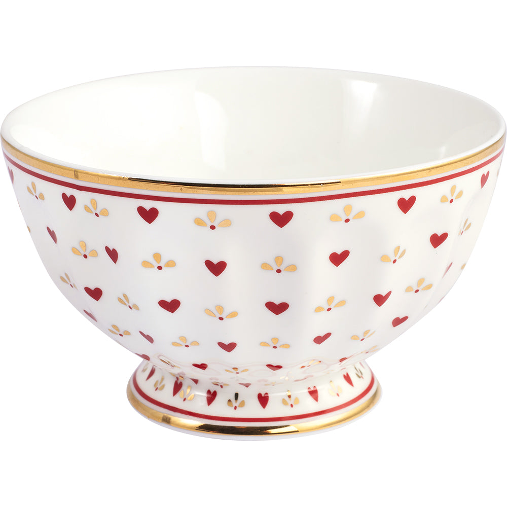 French bowl medium Layla petit white