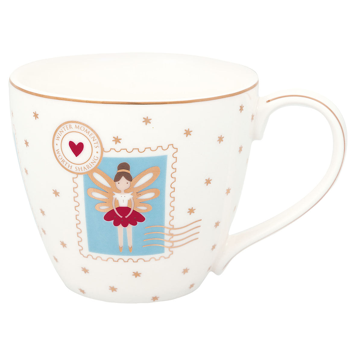 Mug Cindarella xmas white