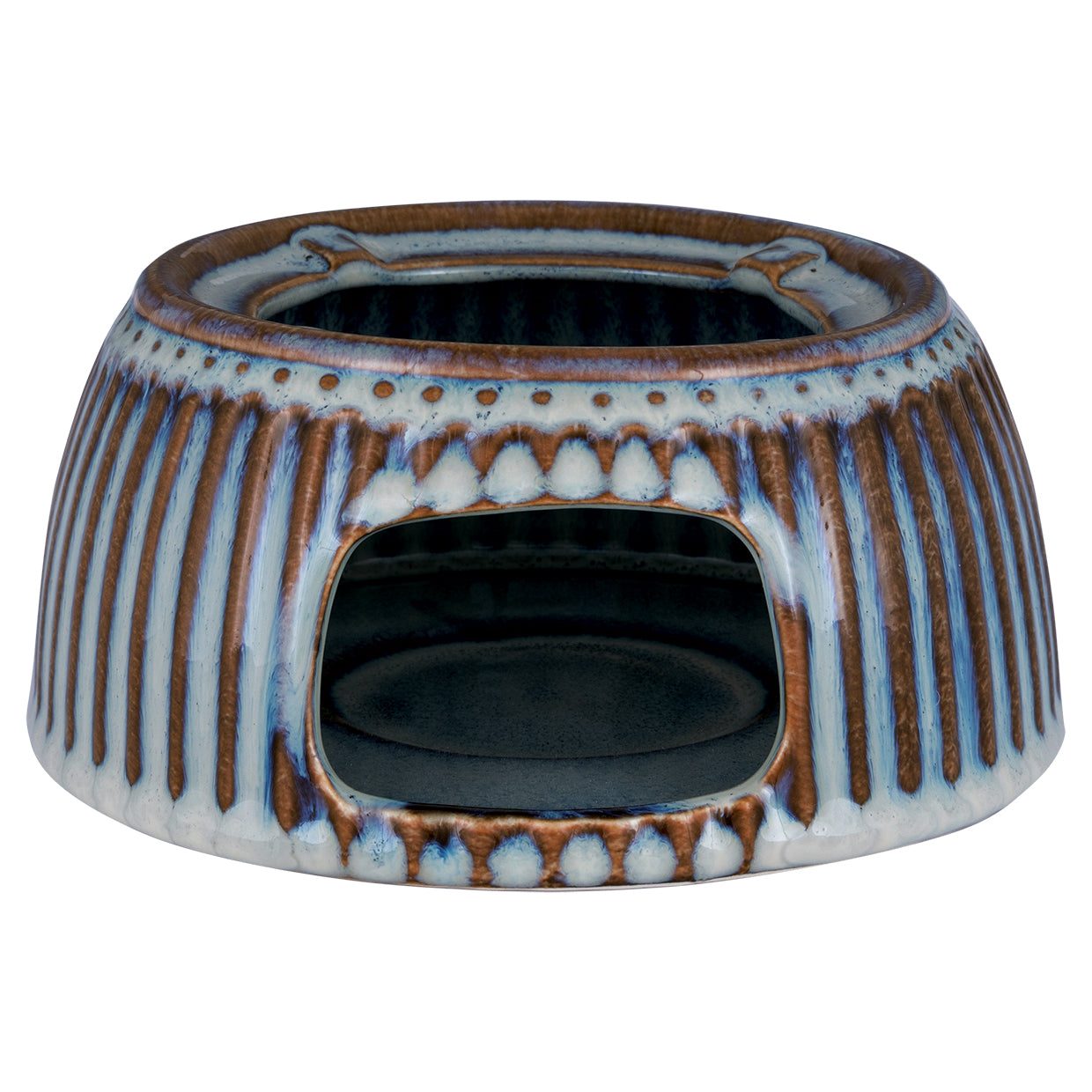 Tea warmer Alice oyster blue