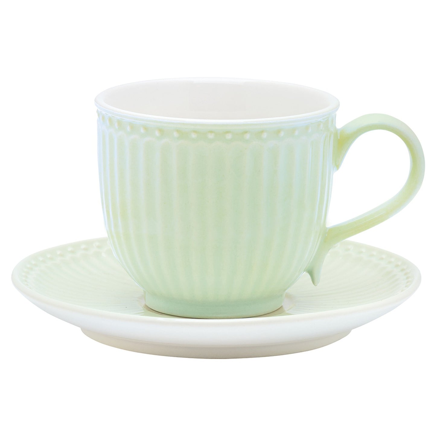 Tasse mit Untertasse Alice - verschiedene Farben
