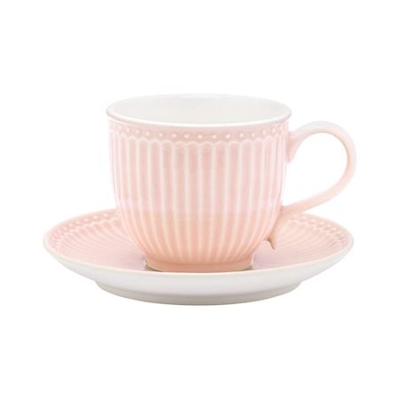 Tasse mit Untertasse Alice - verschiedene Farben