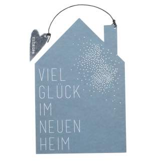 Formkarte "Viel Glück im neuen Heim"