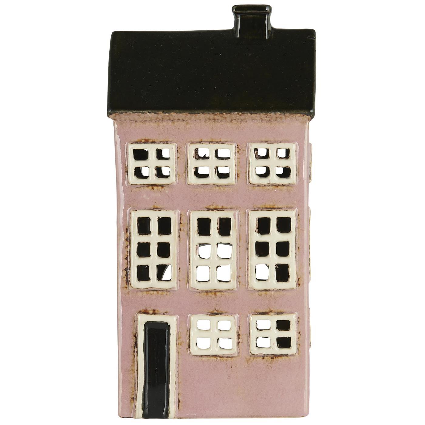 Haus f/Teelicht Nyhavn rosa