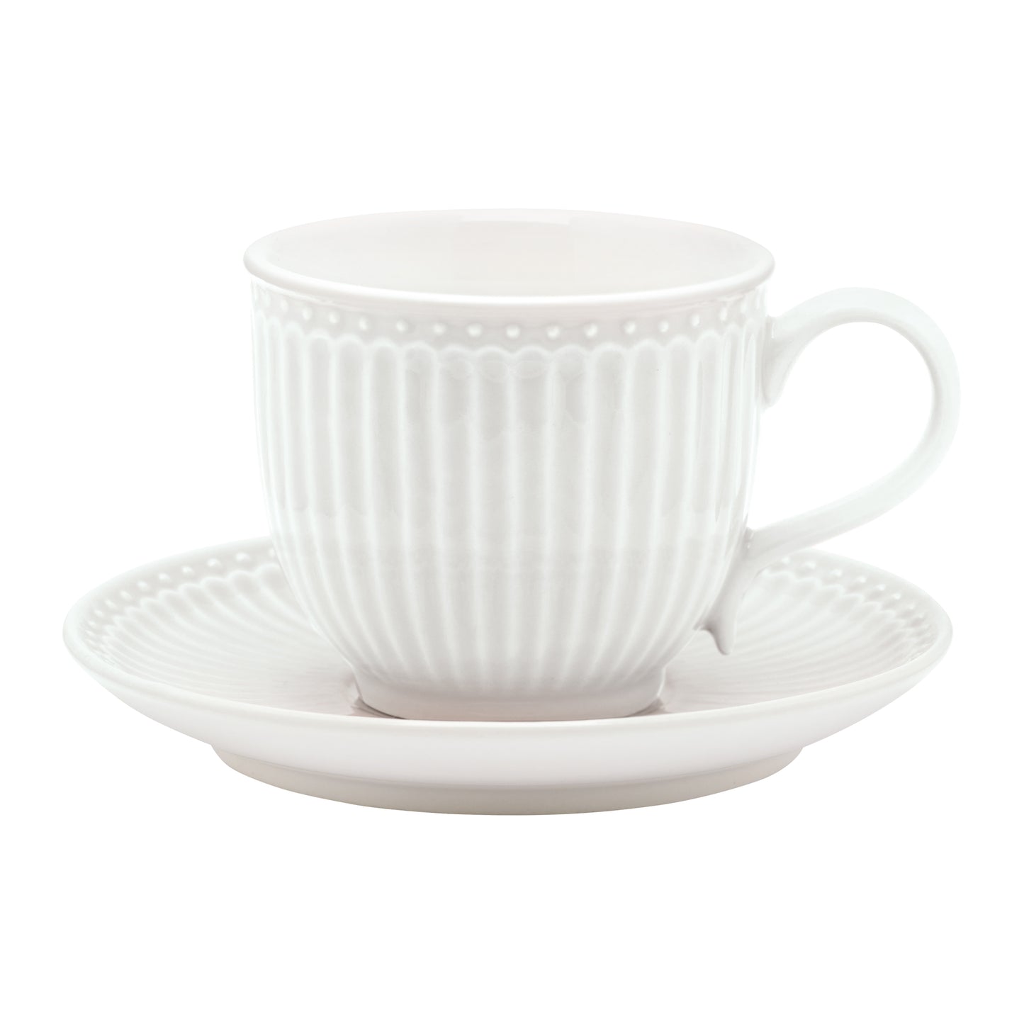 Tasse mit Untertasse Alice - verschiedene Farben