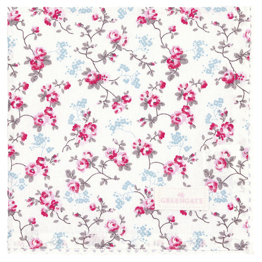 Napkin with lace Elsy white