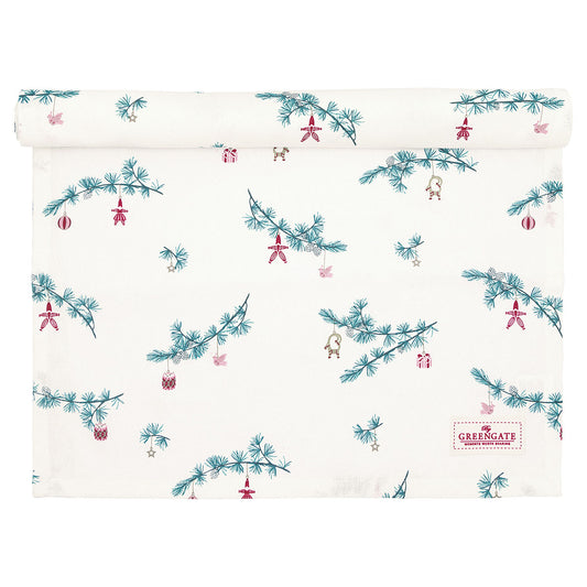 Table runner Juana white