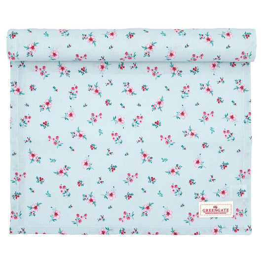 Table runner Sila pale blue