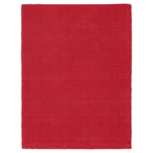 Tea towel Lumi star red