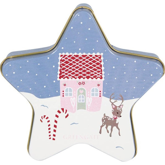 Star cookie cutter box Laura homes dusty blue