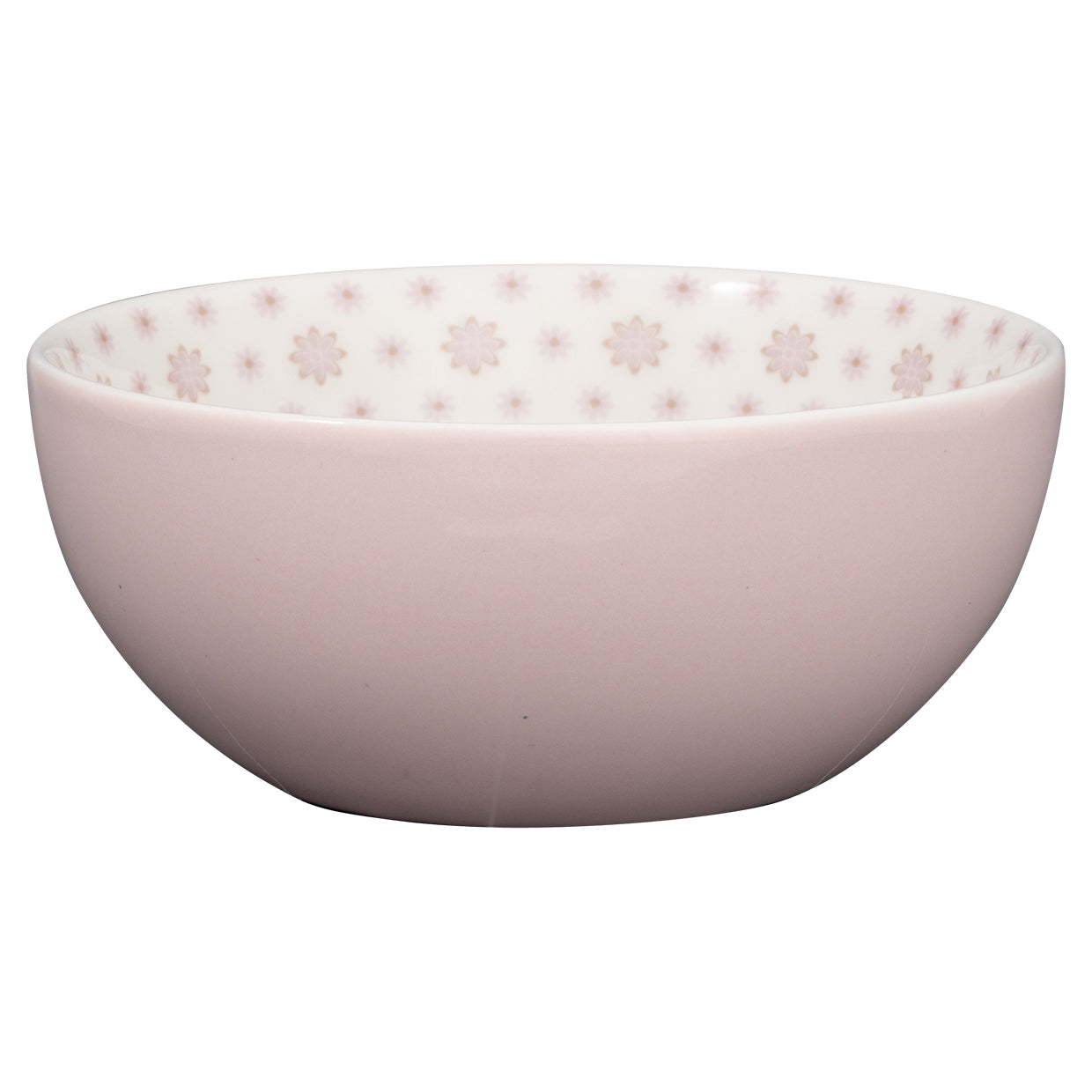 Cereal bowl dusty rose Sina inside