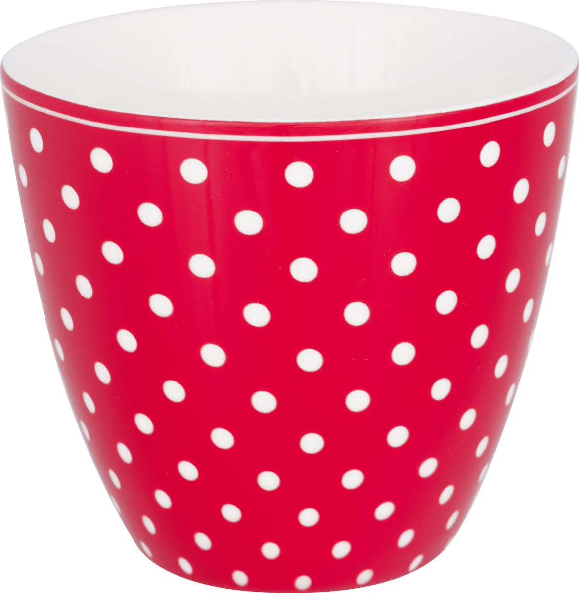 Latte Cup Dotty red