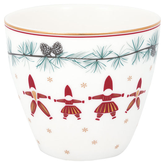 Latte cup Juana white