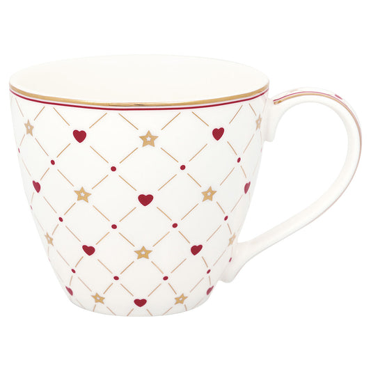 Mug Clarina heart white