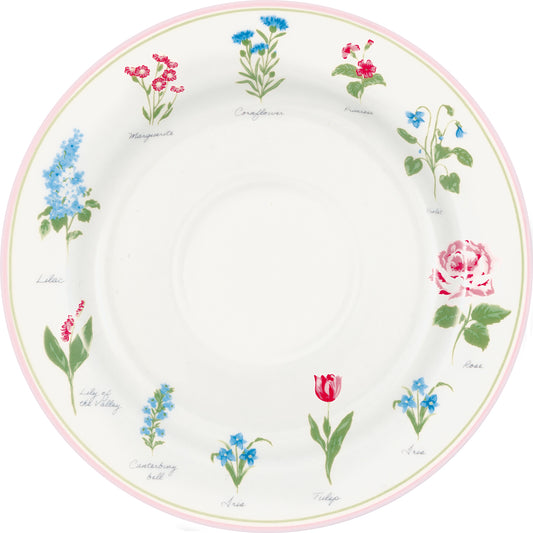 Dessertteller Agnes white