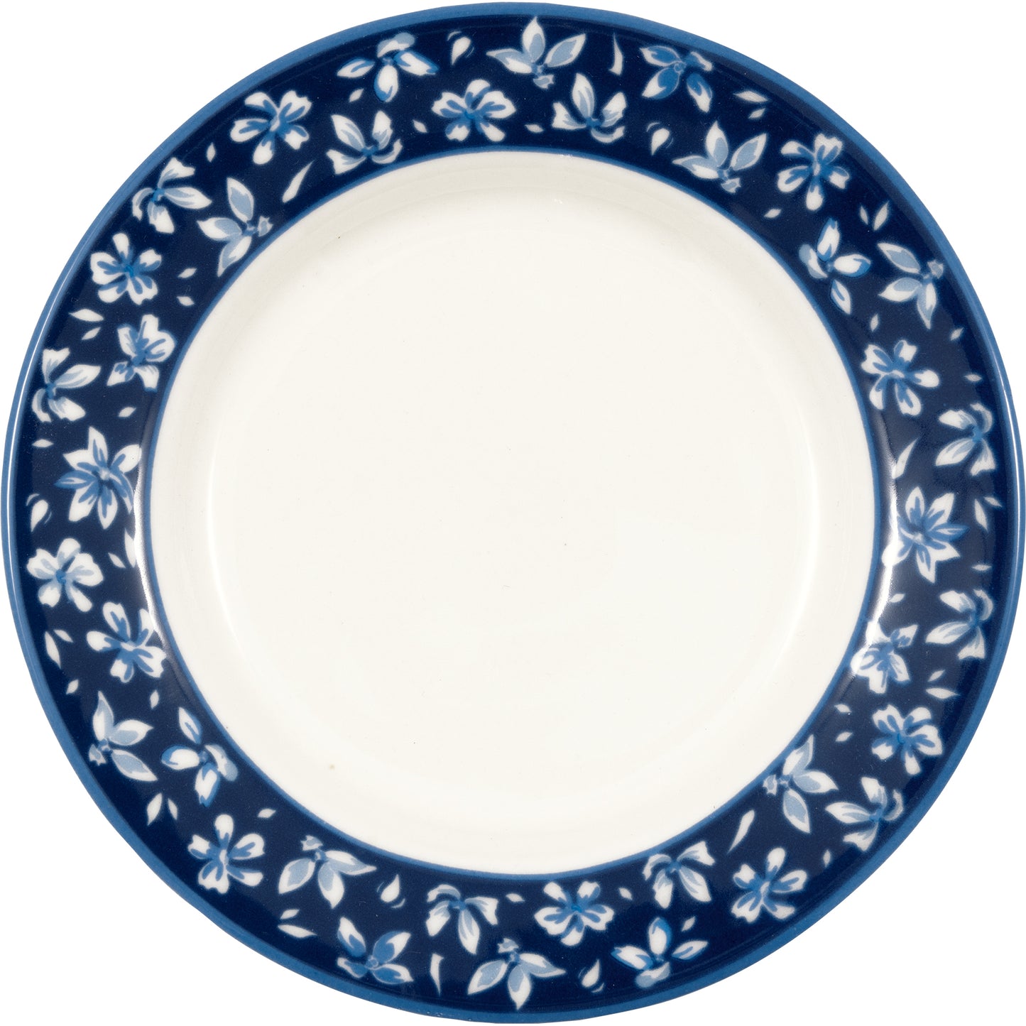 Small plate Dahla blue