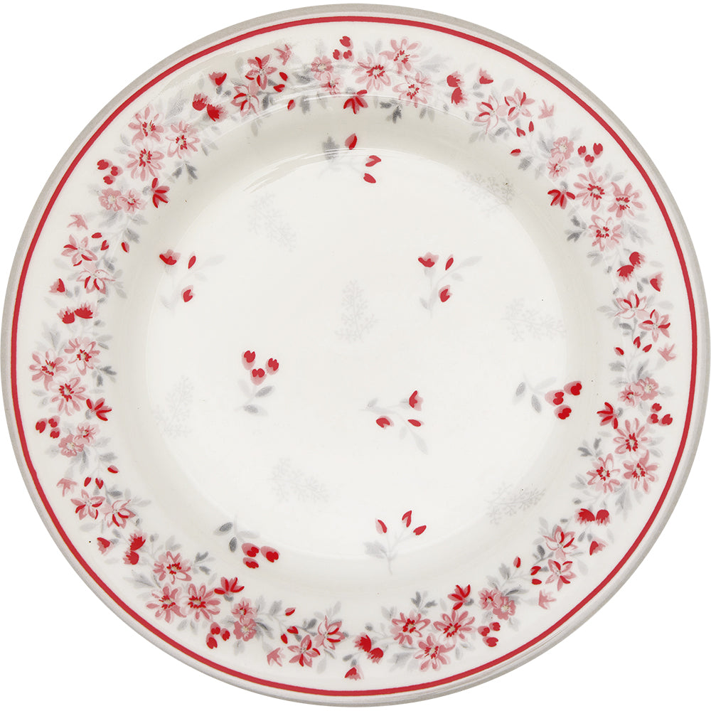 Small plate Emberly white