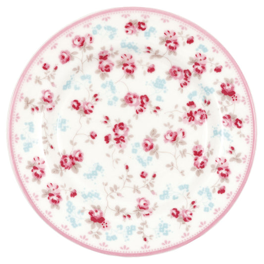 Small plate Elsy white