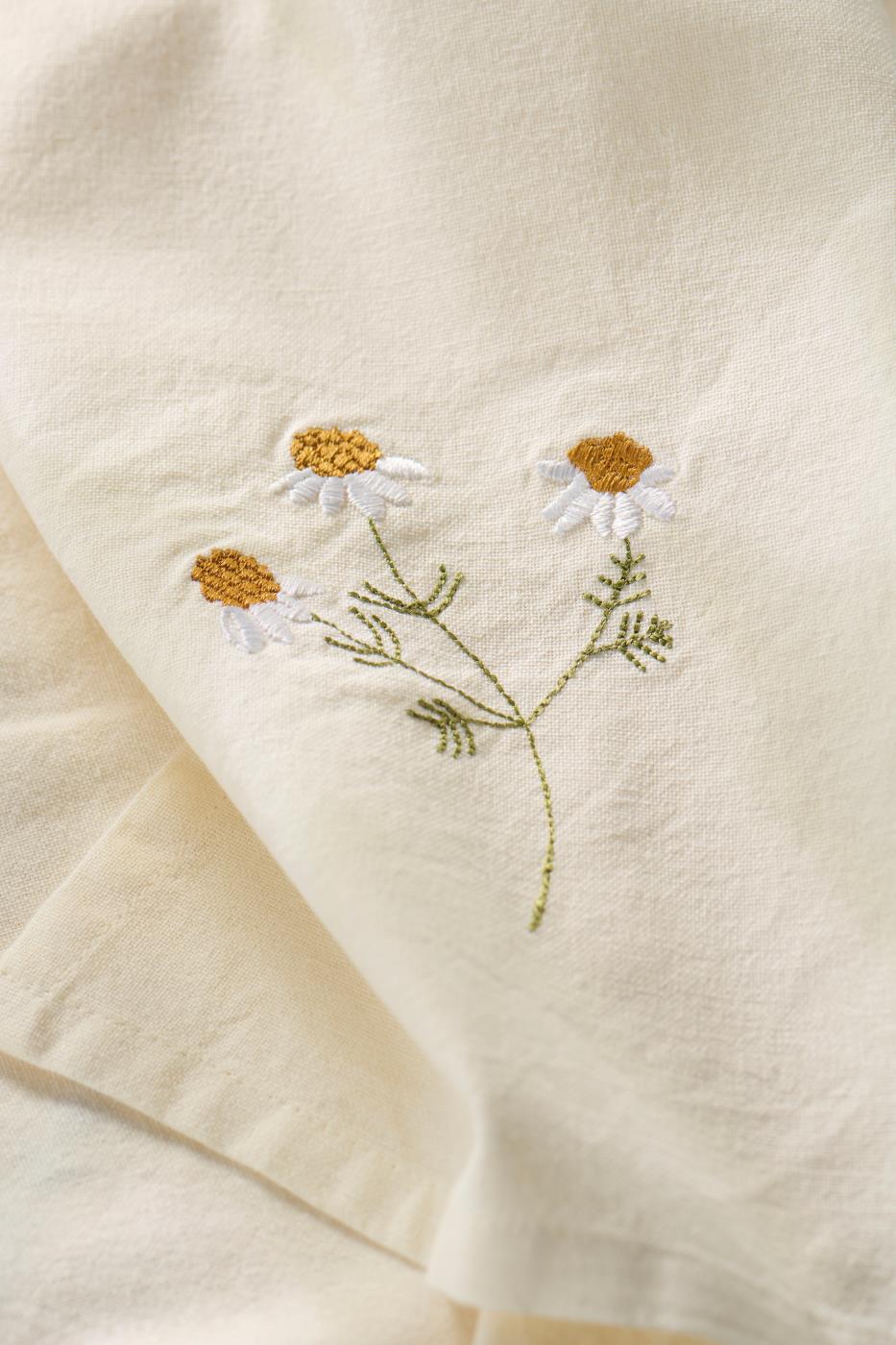 Geschirrtuch Flora m. Margerite