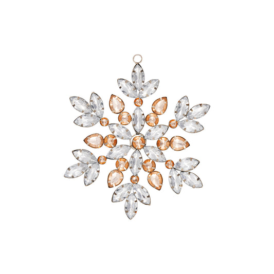 Snowflake Crystal pale pink large