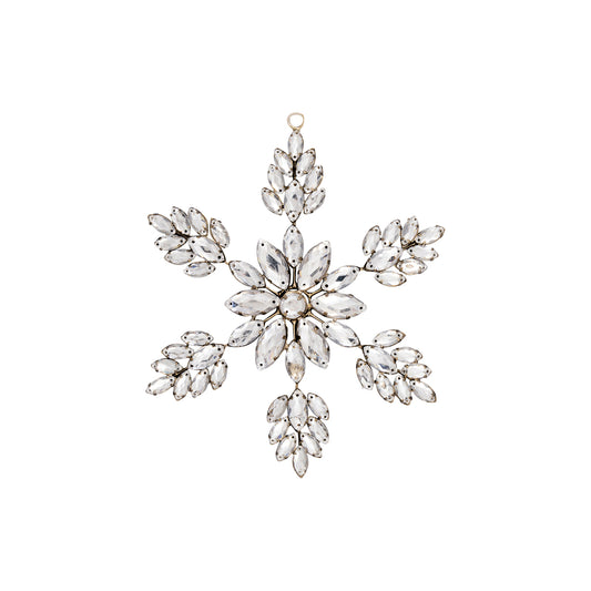 Snowflake Crystal silver large