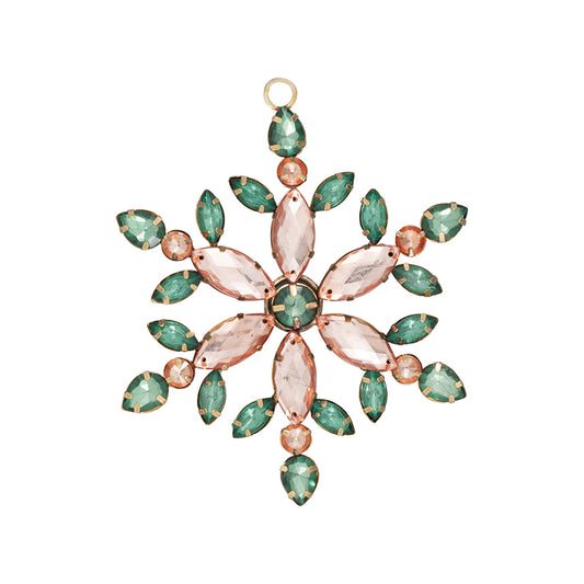 Snowflake Crystal green medium