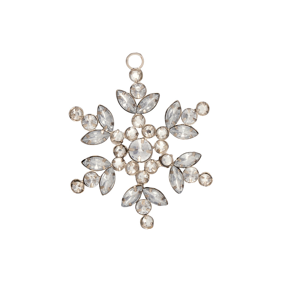 Snowflake Crystal silver small